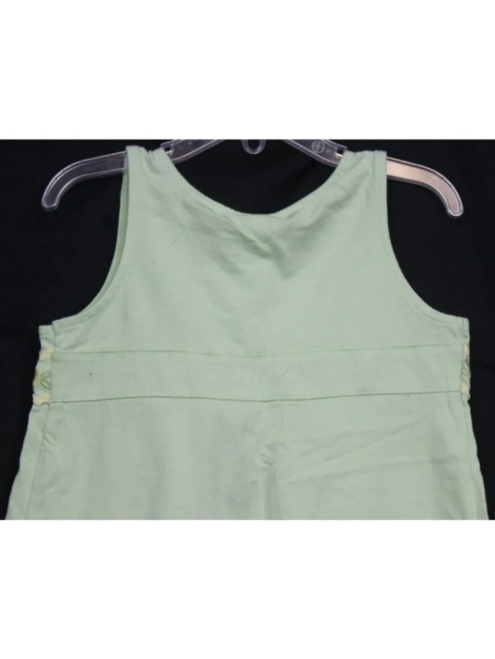 2007 Gymboree Sunflower Fields Tank top sz 5 Baby Doll Empire Flower Embroidery
